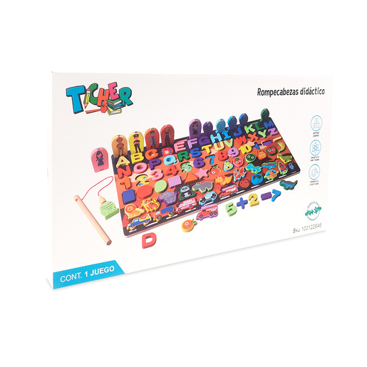 SET DIDACTICO MADERA 84PIEZAS