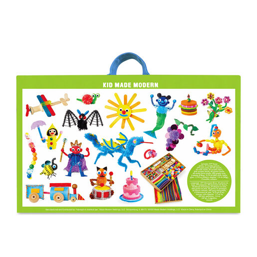 SET DIDACTICO (INCLUYE: 277 LIMPIAPIPAS, 15 PIEZAS DE MADERA,170 POM POMS, 60 PIEZAS FELPA ,72 PALETAS MADERA, 10 DISCOS MADERA, 200 CUENTAS DE MADERA, 40 CUENTAS PLASTICAS, 40 STICKER JOYAS, 102 OJIT