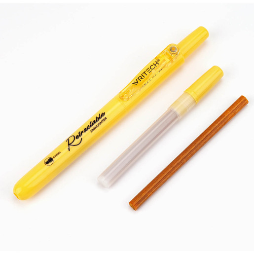 REPUESTO DE MARCATEXTO RETRACTIL AZUL NEON WRITECH