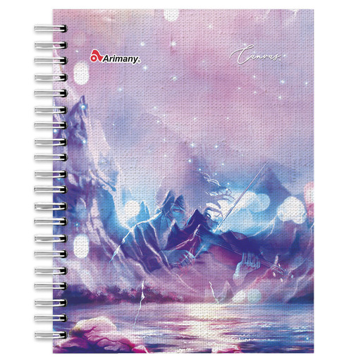 CUADERNO ESPIRAL ARIMANY CANVAS MULTIMATERIA 180H (PASTA DURA)
