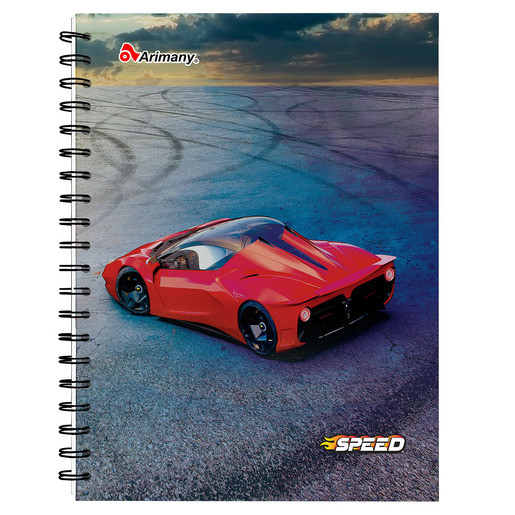 CUADERNO ESPIRAL ARIMANY SPEED MULTIMATERIA 180H (PASTA DURA)