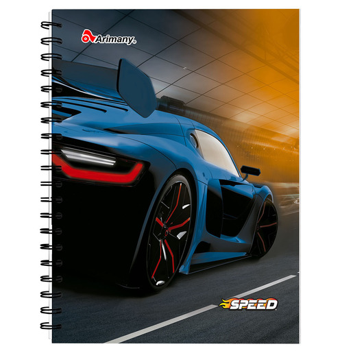 CUADERNO ESPIRAL ARIMANY SPEED MULTIMATERIA 180H (PASTA DURA)