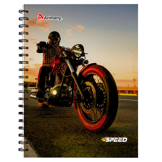CUADERNO ESPIRAL ARIMANY SPEED MULTIMATERIA 180H (PASTA DURA)