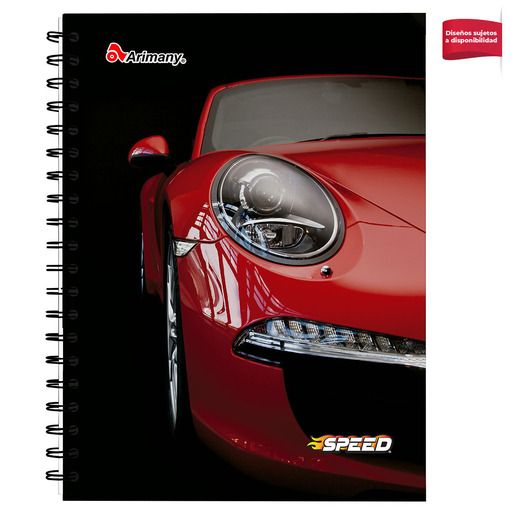 CUADERNO ESPIRAL ARIMANY SPEED MULTIMATERIA 180H (PASTA DURA)