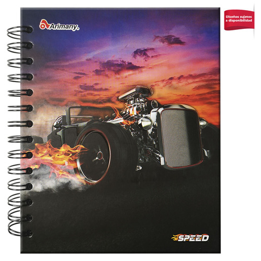 CUADERNO ESPIRAL ARIMANY FRANCES SPEED LINEAS 150H