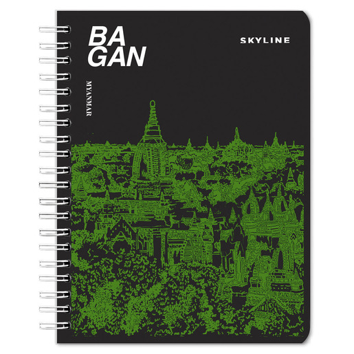 CUADERNO ESPIRAL ARIMANY SKYLINE CUADRO 100H (PASTA SEMI DURA)