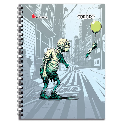 CUADERNO ESPIRAL ARIMANY TRENDY MULTIMATERIAS CUADROS 200H (PASTA SEMI DURA)