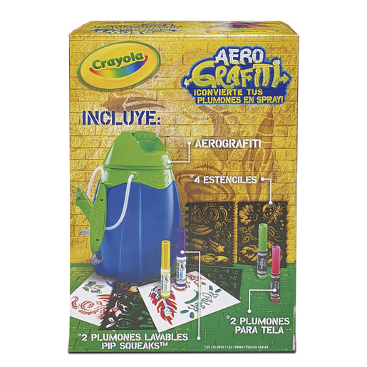 SET DE ACTIVIDADES AEROGRAFITI CRAYOLA