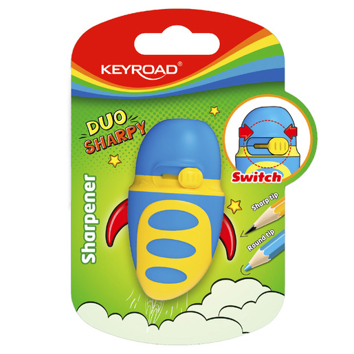 SACAPUNTAS KEYROAD DUO SHARPY 1O