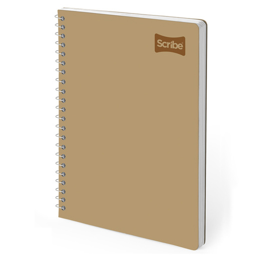 CUADERNO ESPIRAL RAYA SCRIBE  (STENO KRAFT,  70 HOJAS)