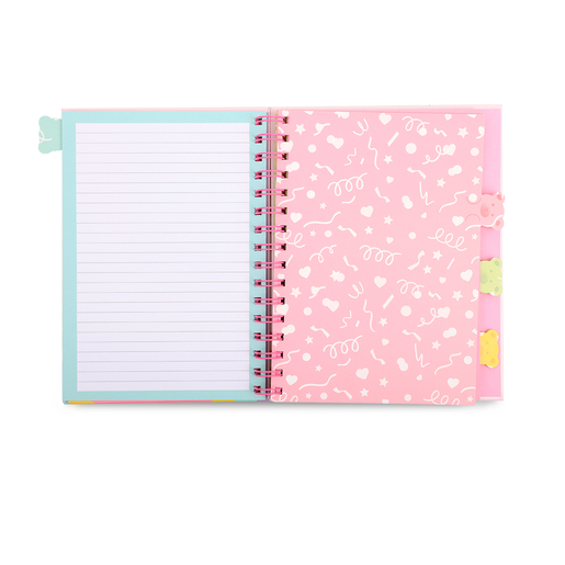 CUADERNO ESPIRAL GUMMY BEAR CON DIVISIONES  100H