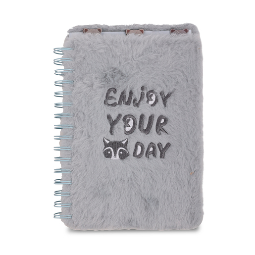 CUADERNO ESPIRAL MAPACHE 4 DIVISIONES