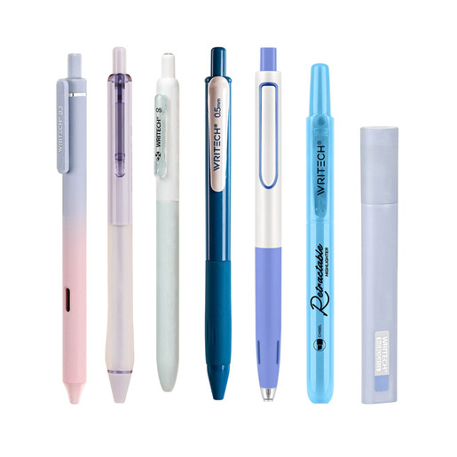 KIT WRITECH OCEAN MIST PARA JOURNALING COLOR AZUL 7U