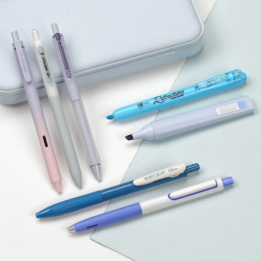 KIT WRITECH OCEAN MIST PARA JOURNALING COLOR AZUL 7U