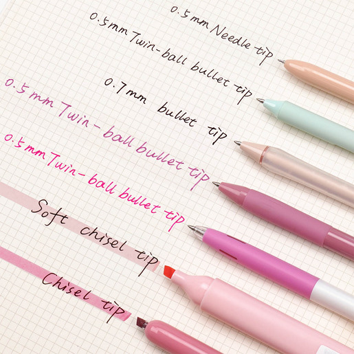 KIT WRITECH SAKURA FALL PARA JOURNALING COLOR ROSADO 7U