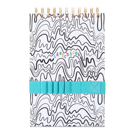CUADERNO DE DIBUJO ESPIRAL  CRE8 HOJAS PERFORADAS 80H (MEDIDAS 6  X 9 )