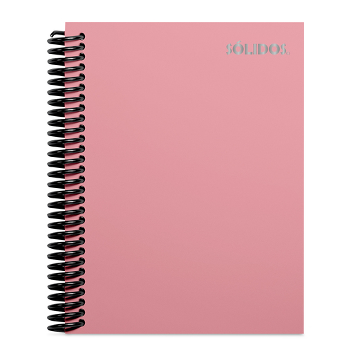 CUADERNO SOLIDO ESPIRAL CARTA PASTA FLEXIBLE VIOLETA 100H LINEAS