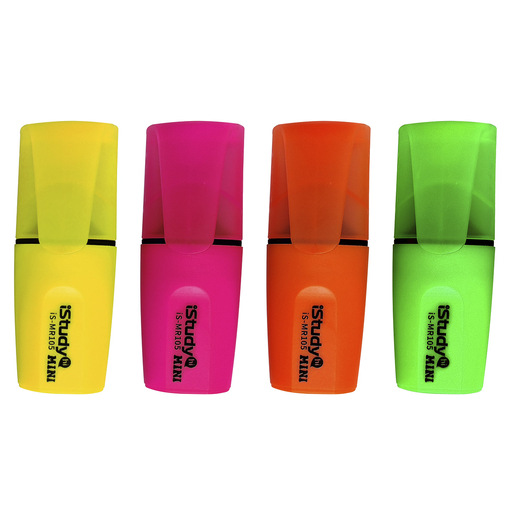 MINI MARCATEXTO ISTUDY NEON CON CLIP (FISHBOWL)