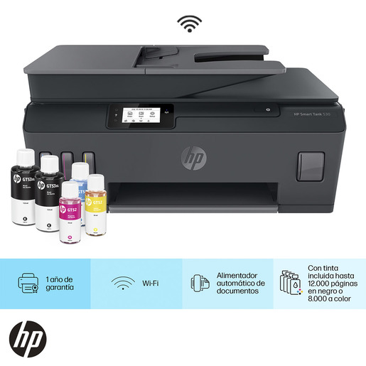 IMPRESORA MULTIFUNCIONAL HP 530 TANQUE DE TINTA (IMPRIME, COPIA Y ESCANEA)