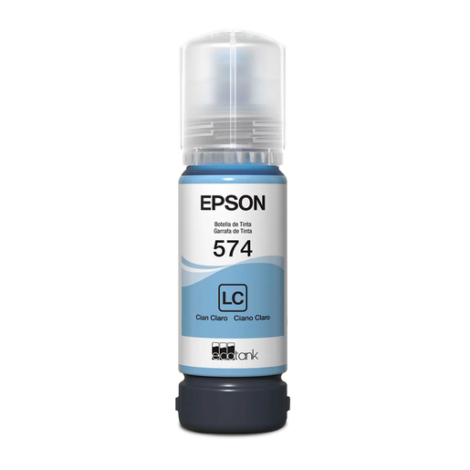 BOTELLA DE TINTA EPSON CIAN CLARO 574