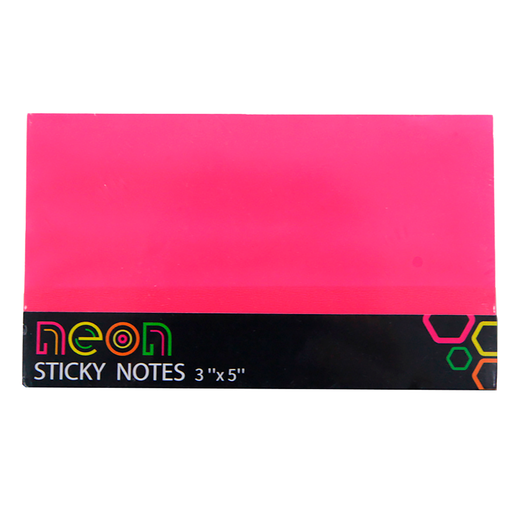 NOTAS ADHESIVAS TOP TEAM 3  X 5   NEON 400H (100H POR COLOR, VERDE, AMARILLO, NARANJA, ROSA)