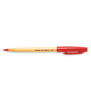 MARCADOR ROJO PARA TELA M10-B PENTEL