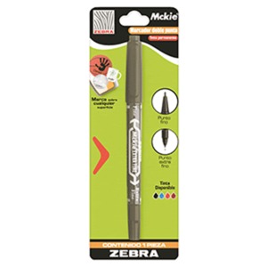 MARCADOR ZEBRA MICKIE DOBLE PUNTA COLOR NEGRO 1U MARCADOR ZEBRA MICKIE DOBLE PUNTA COLOR NEGRO 1U