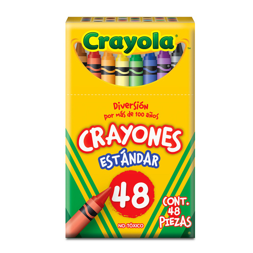 CRAYONES STANDAR CRAYOLA CAJA C/48 PZAS