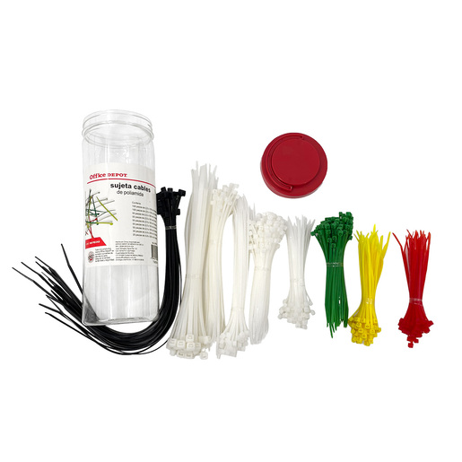 PAQUETE CON 500 AMARRES DIF. MEDIDAS (NYLON)