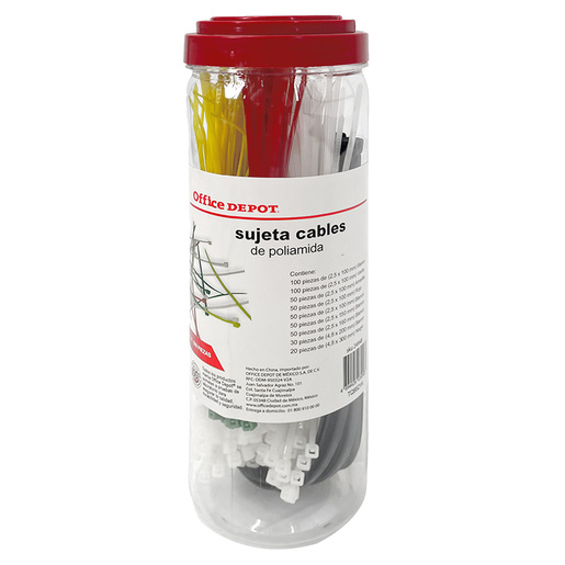 PAQUETE CON 500 AMARRES DIF. MEDIDAS (NYLON)