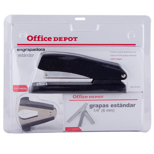 SET DE ENGRAPADORA COLOR NEGRO OFFICE DEPOT